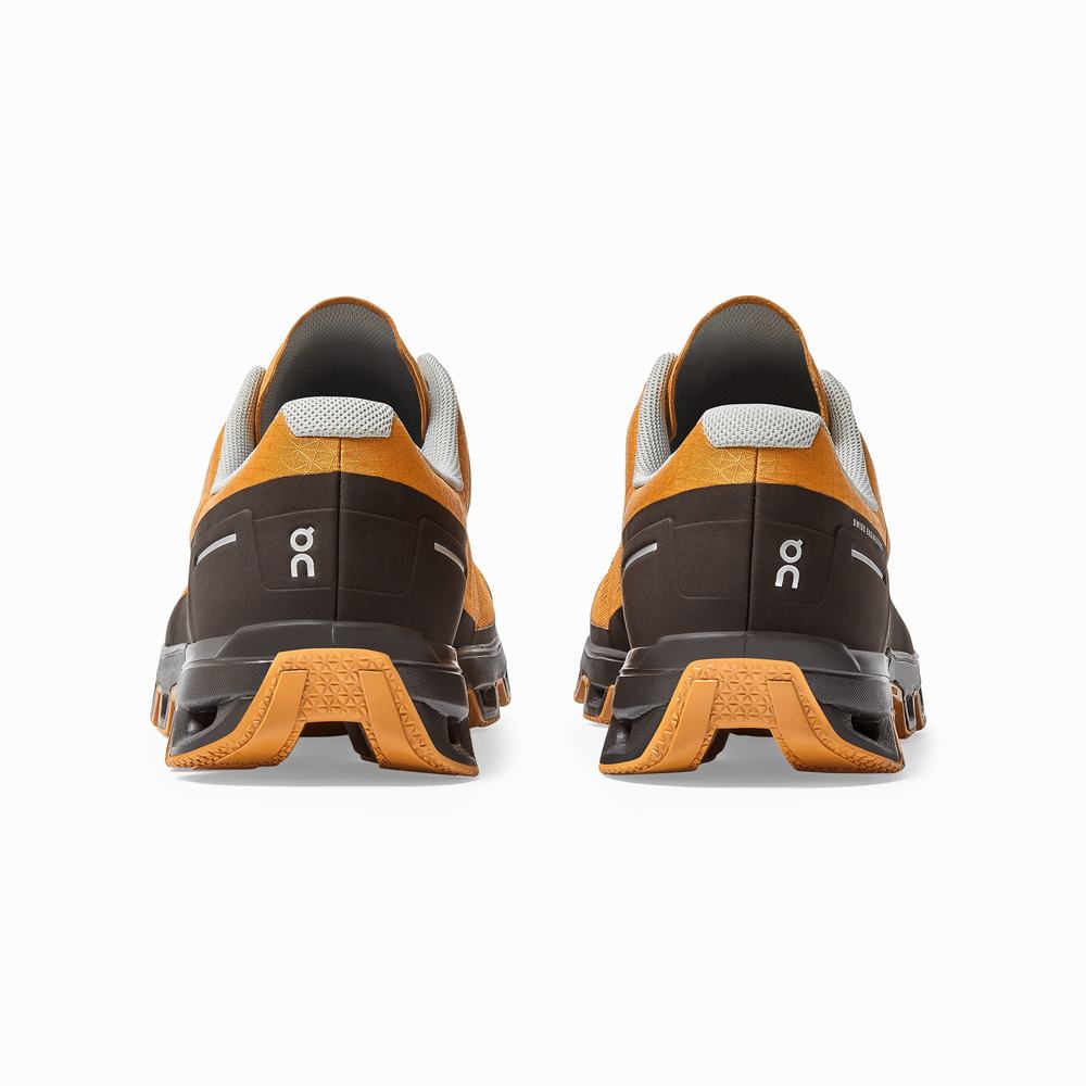 Tenis Para Trail Running On Cloudventure Hombre Marrom Amarillos | 41LQHVREJ