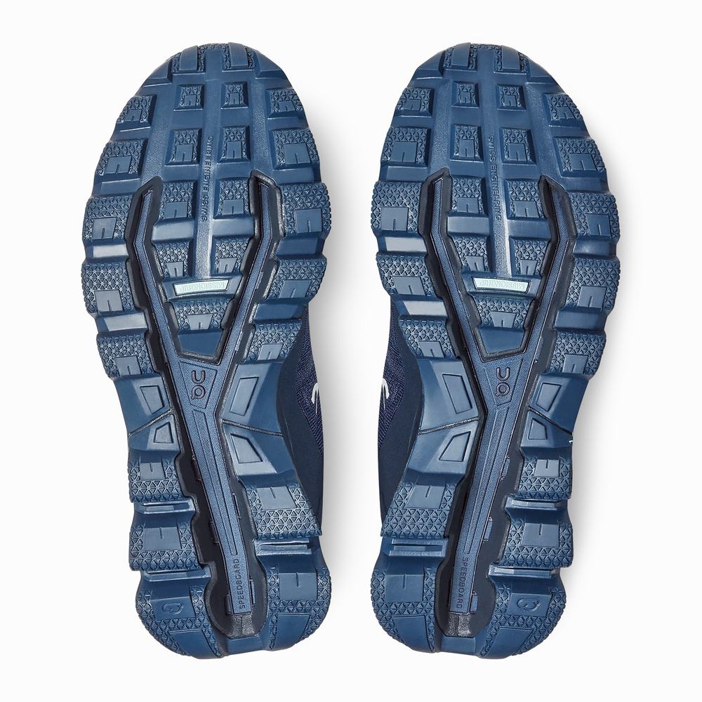 Tenis Para Trail Running On Cloudventure Mujer Azul Marino | 46XKYBJTR