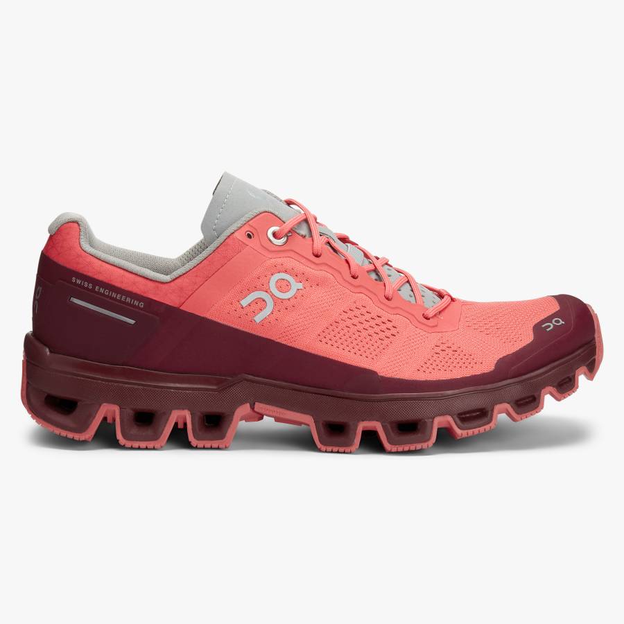 Tenis Para Trail Running On Cloudventure 2 Mujer Rosas | 50XWPYVJZ