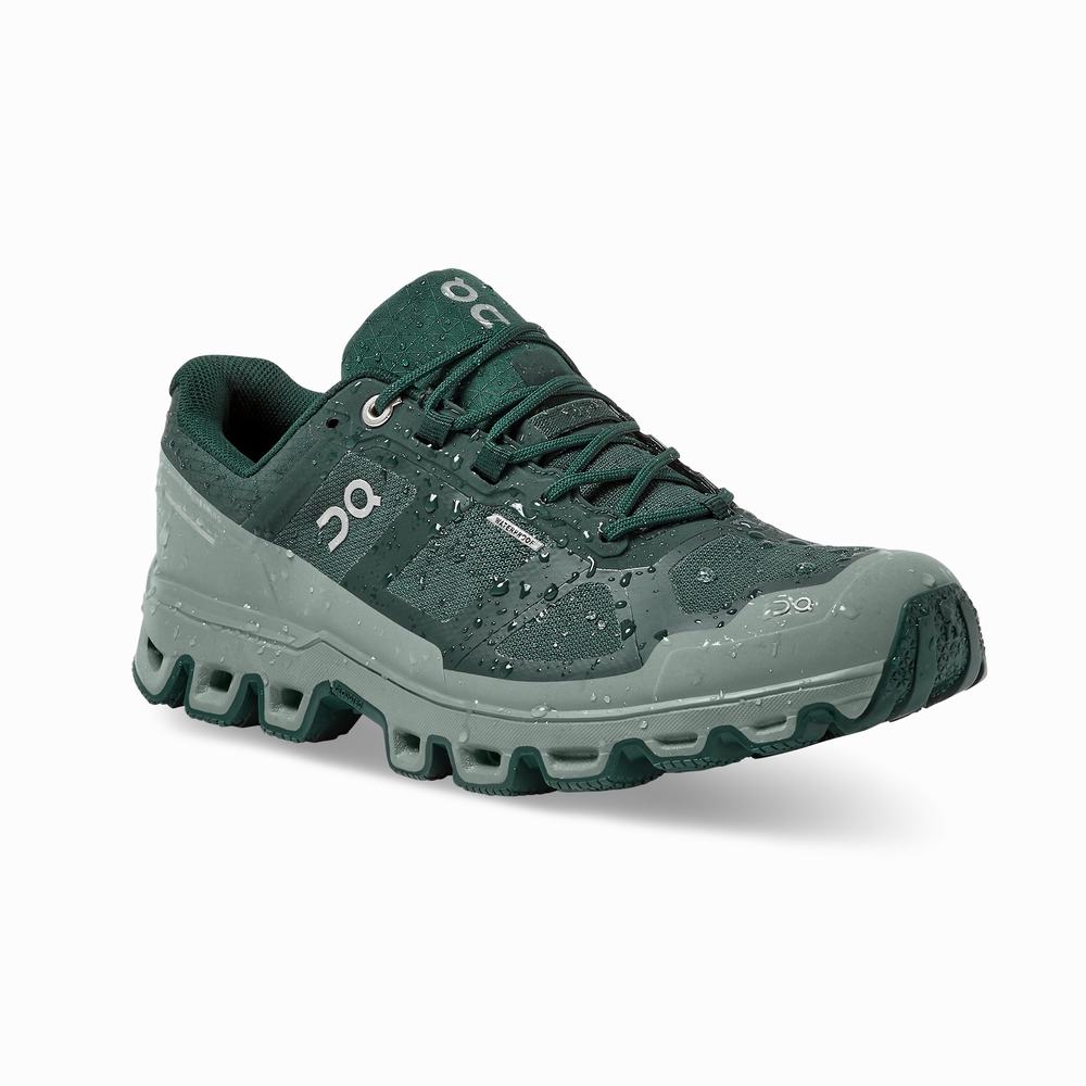 Tenis Para Trail Running On Cloudventure Mujer Verdes | 60CIXWKTG