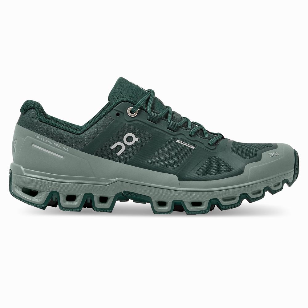 Tenis Para Trail Running On Cloudventure Mujer Verdes | 60CIXWKTG