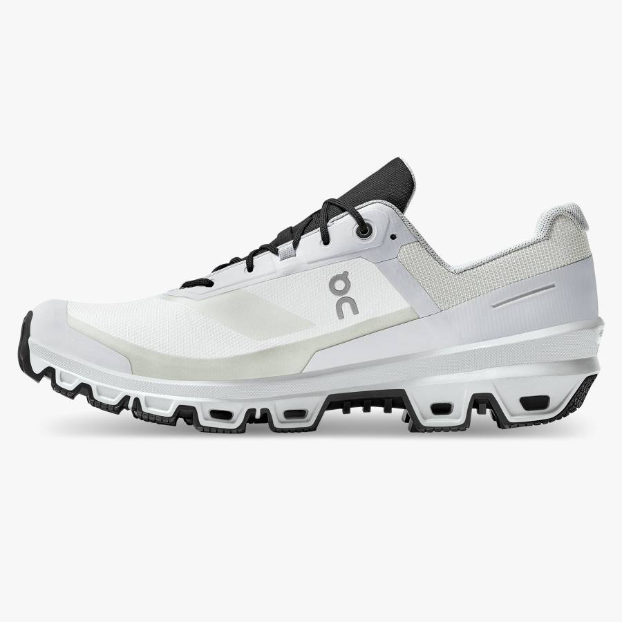 Tenis Para Trail Running On Cloudventure Impermeables 3 Hombre Blancos Negros | 63QTNFUWE