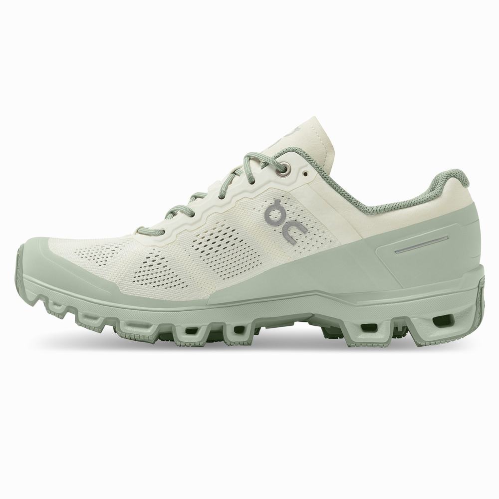 Tenis Para Trail Running On Cloudventure Mujer Blancos | 67CUWZLAJ