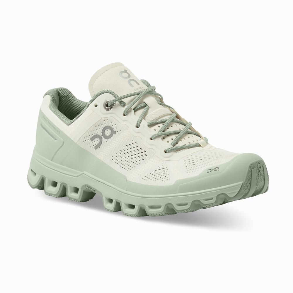 Tenis Para Trail Running On Cloudventure Mujer Blancos | 67CUWZLAJ