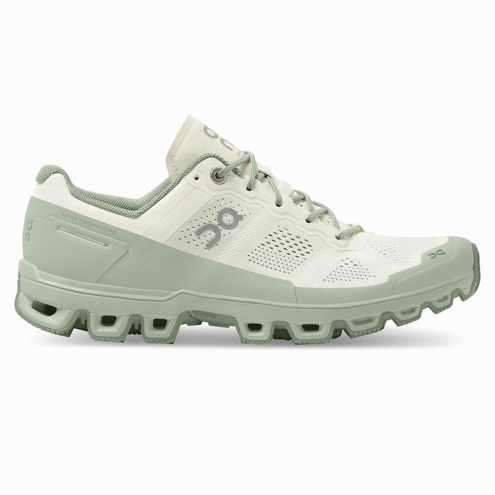 Tenis Para Trail Running On Cloudventure Mujer Blancos | 67CUWZLAJ