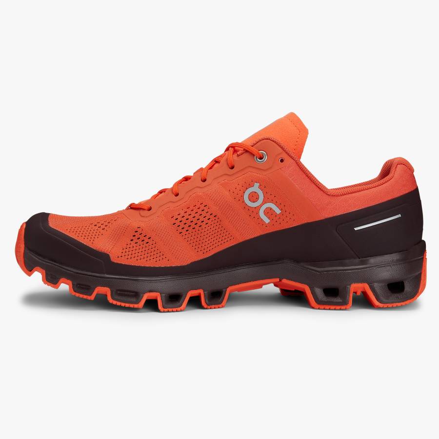 Tenis Para Trail Running On Cloudventure 2 Hombre Naranjas | 72YXLFTRW