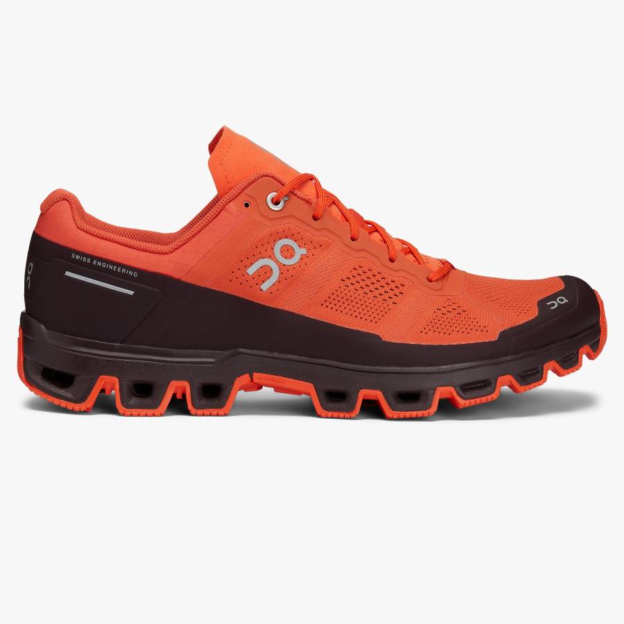 Tenis Para Trail Running On Cloudventure 2 Hombre Naranjas | 72YXLFTRW