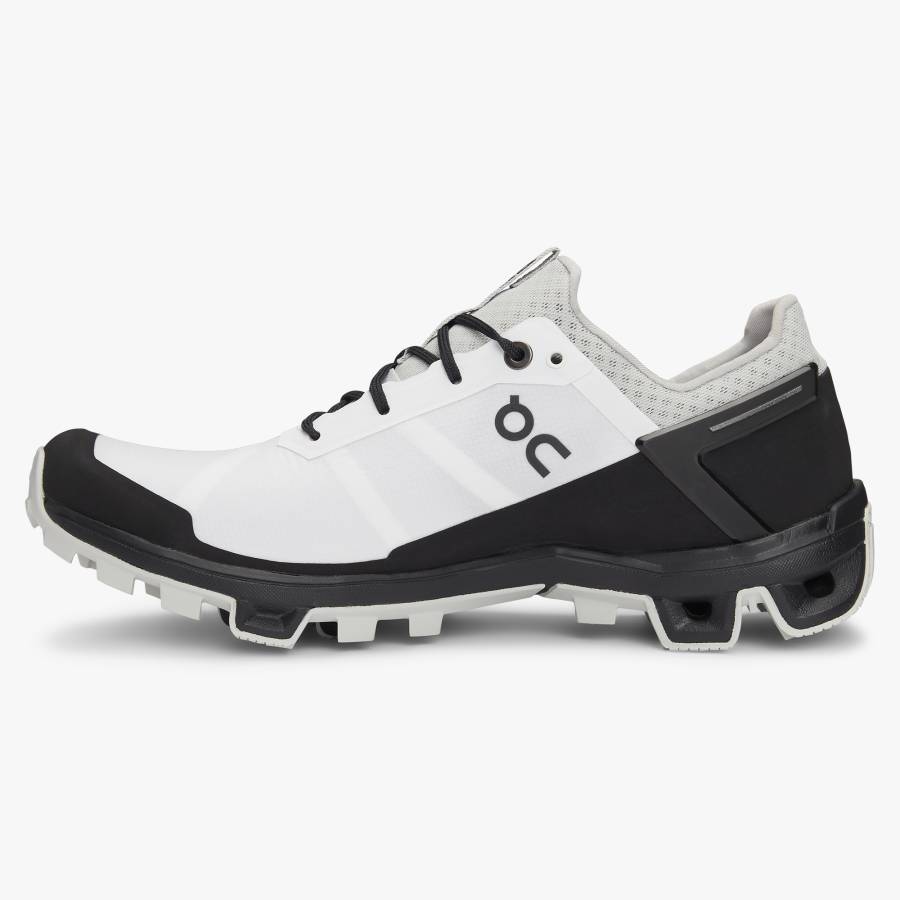 Tenis Para Trail Running On Cloudventure Peak 2 Mujer Blancos Negros | 76QEJFIHD