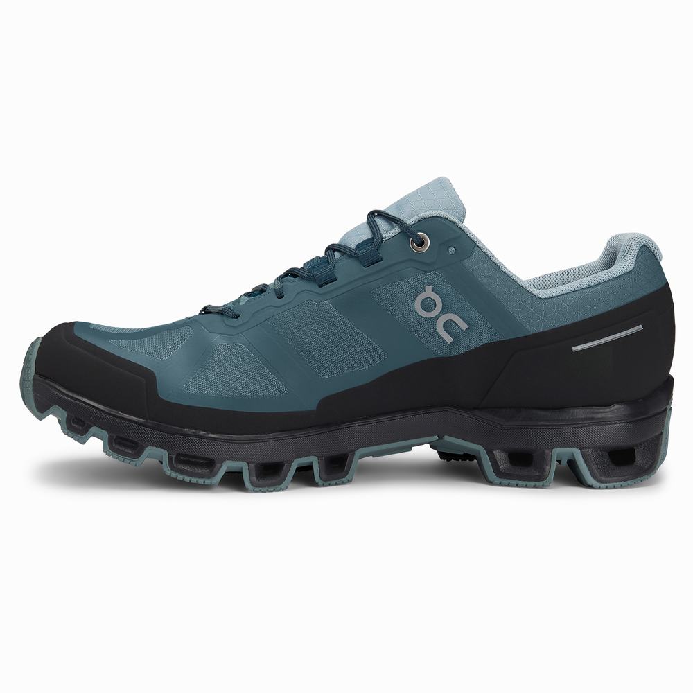 Tenis Para Trail Running On Cloudventure Hombre Azules Claro | 79ZIHCGBF