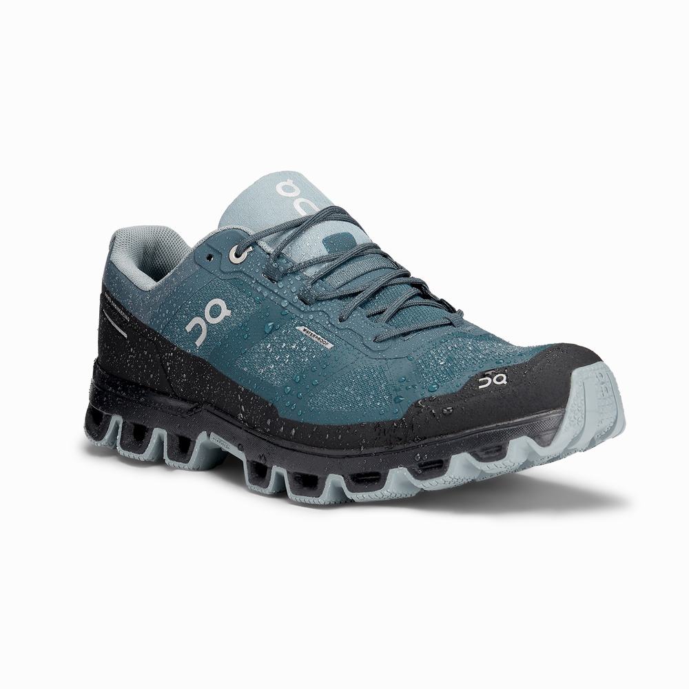 Tenis Para Trail Running On Cloudventure Hombre Azules Claro | 79ZIHCGBF