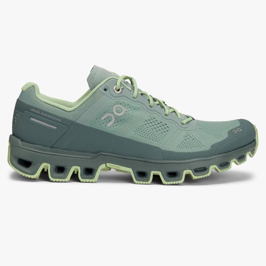 Tenis Para Trail Running On Cloudventure 2 Mujer Verdes Oscuro Verde Oliva | 85CORKZUG