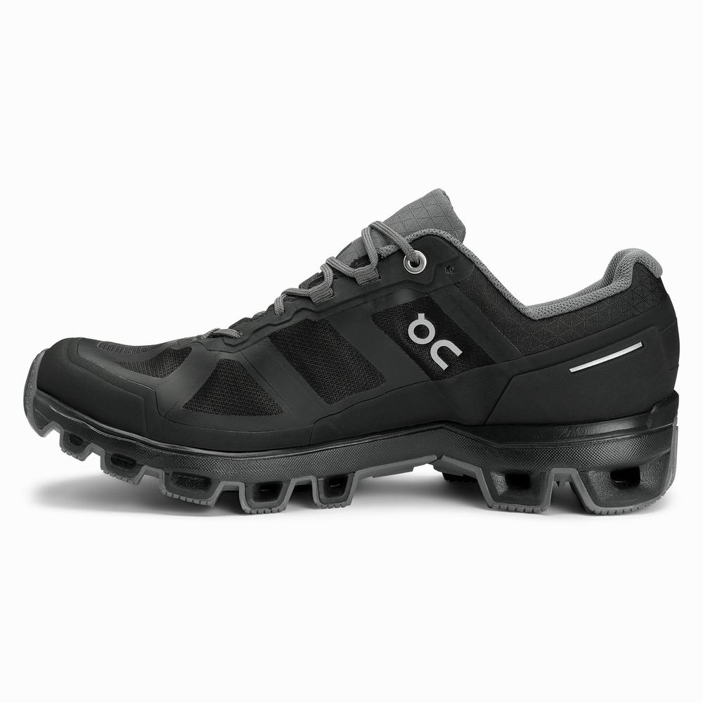 Tenis Para Trail Running On Cloudventure Mujer Negros | 85FBCRNYW