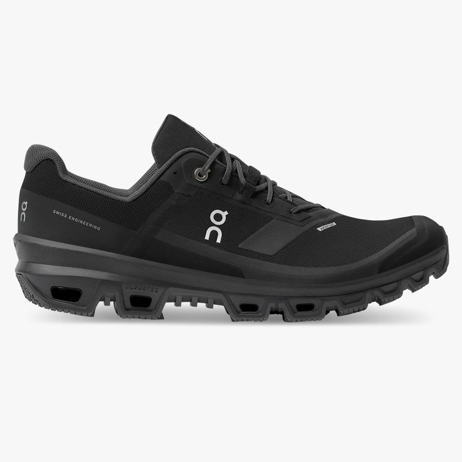 Tenis Para Trail Running On Cloudventure Impermeables 3 Hombre Negros | 97ZGDWFSX