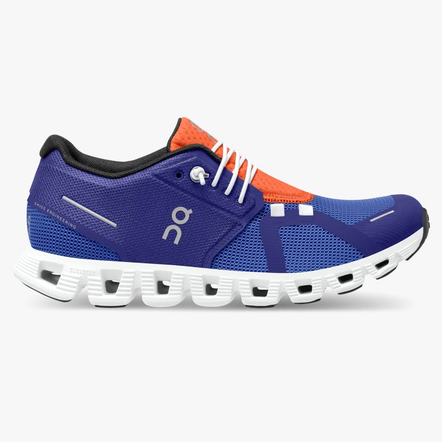 Tenis Trail On Cloud 5 Push Mujer Azules | 51SGJTAVU