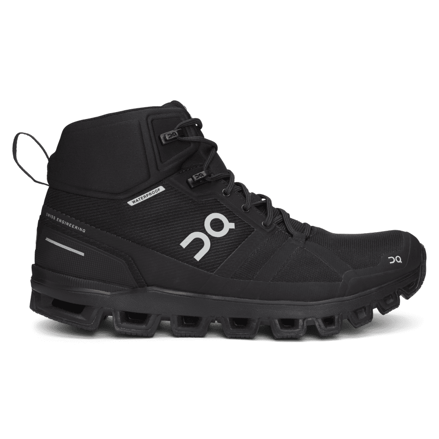 Botas Montaña On Cloudrock Impermeables Mujer Negros | 53GYIKMUD