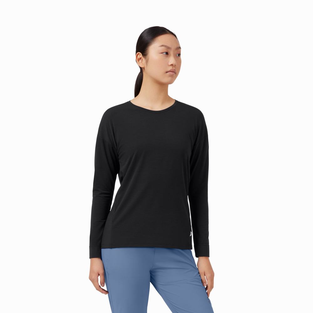 Camiseta On Comodidad Mujer Negros | 09CFKLYOB