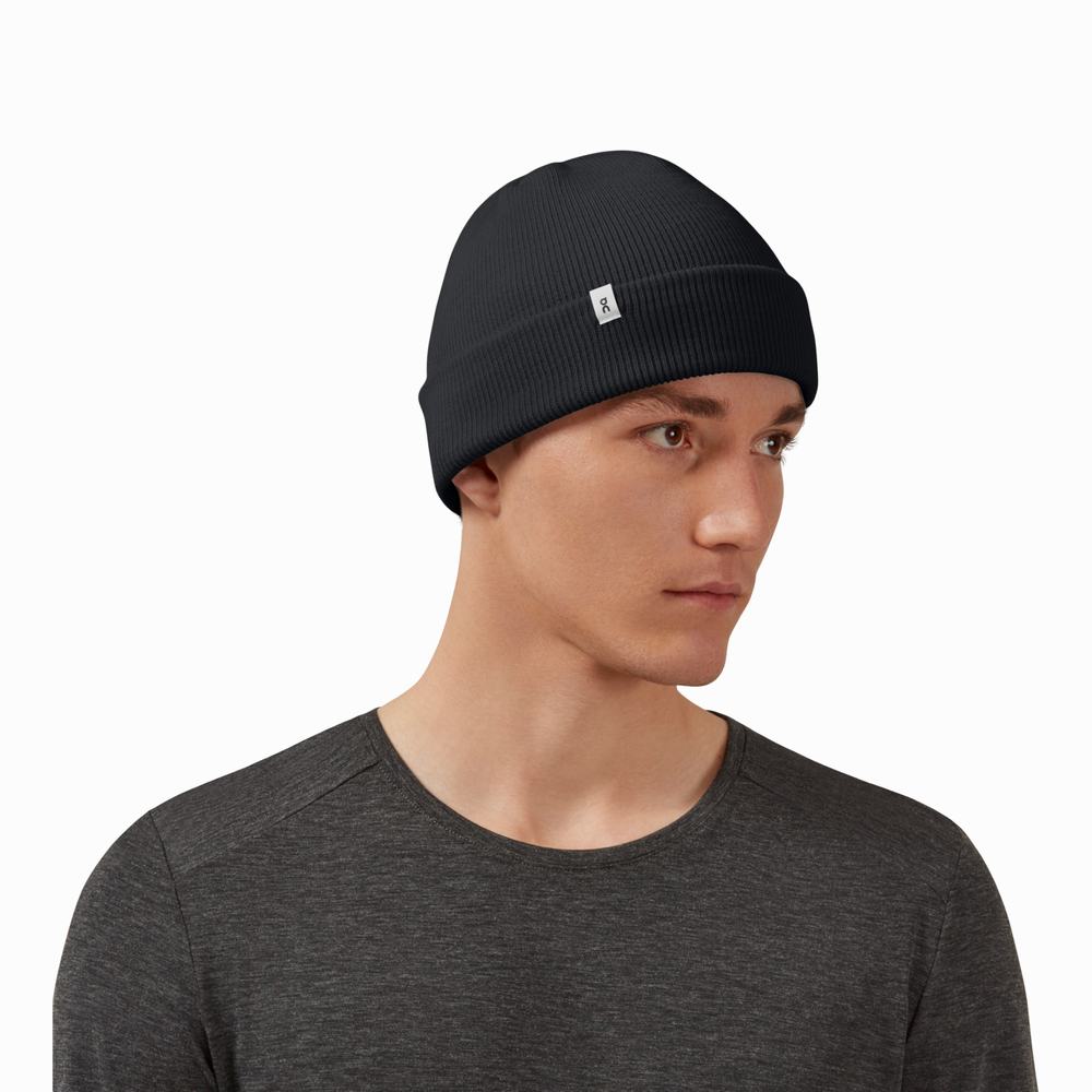 Gorros On Merino Hombre Negros | 05TRCZSIB