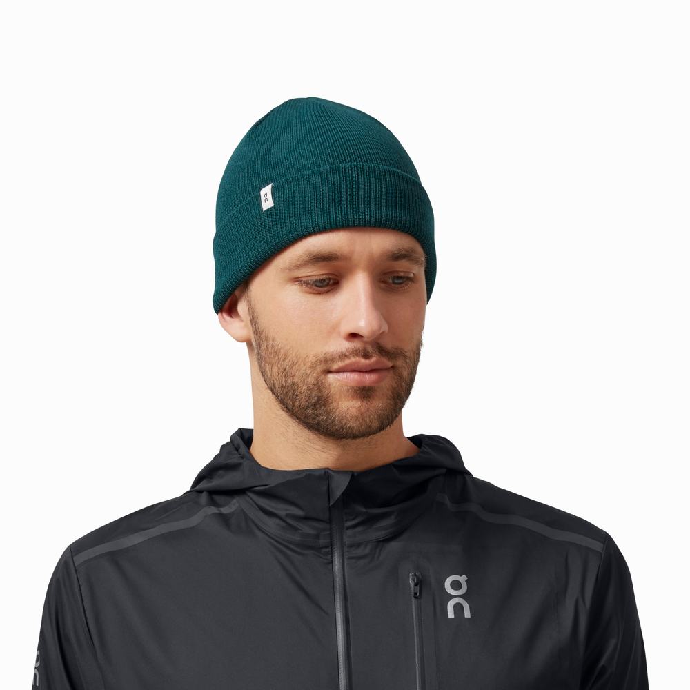 Gorros On Merino Hombre Verdes | 63VFYUJAD