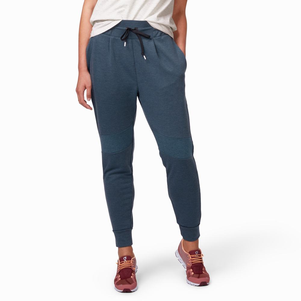 Pantalones Deportivos On Sweat Mujer Azul Marino | 68FICOTUD