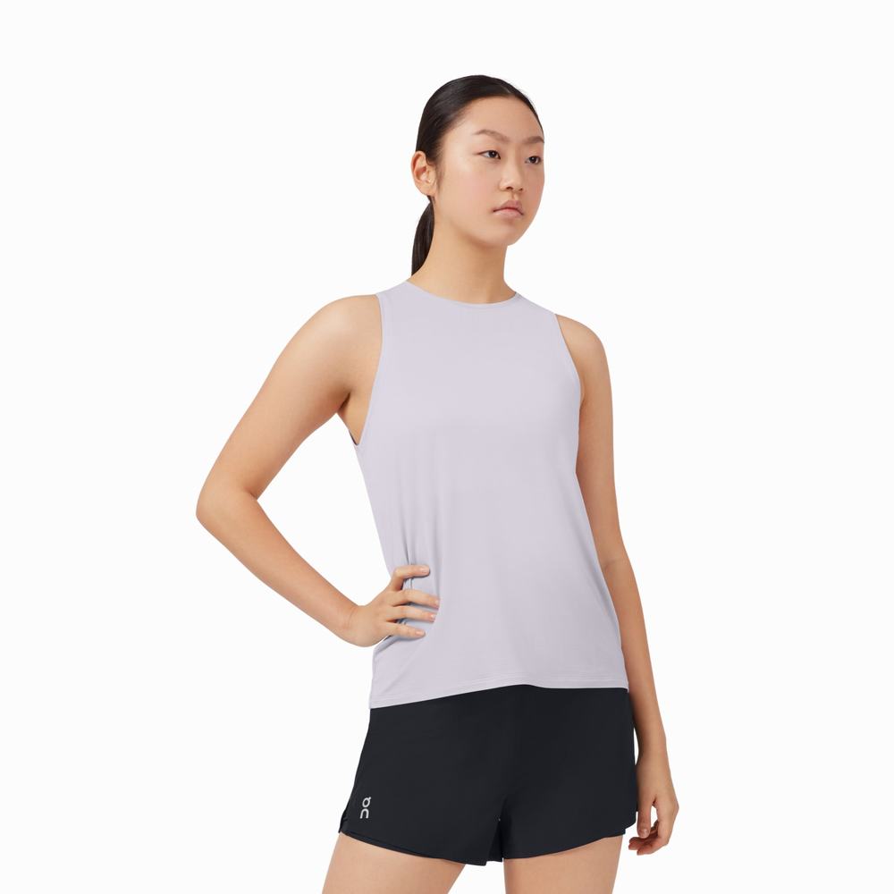 Tank Top On Active Mujer Morados | 10HDLQMAJ