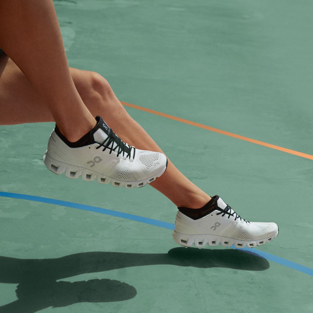 Tenis Deportivos On Cloud X Hombre Blancos Negros | 43UOPDREA