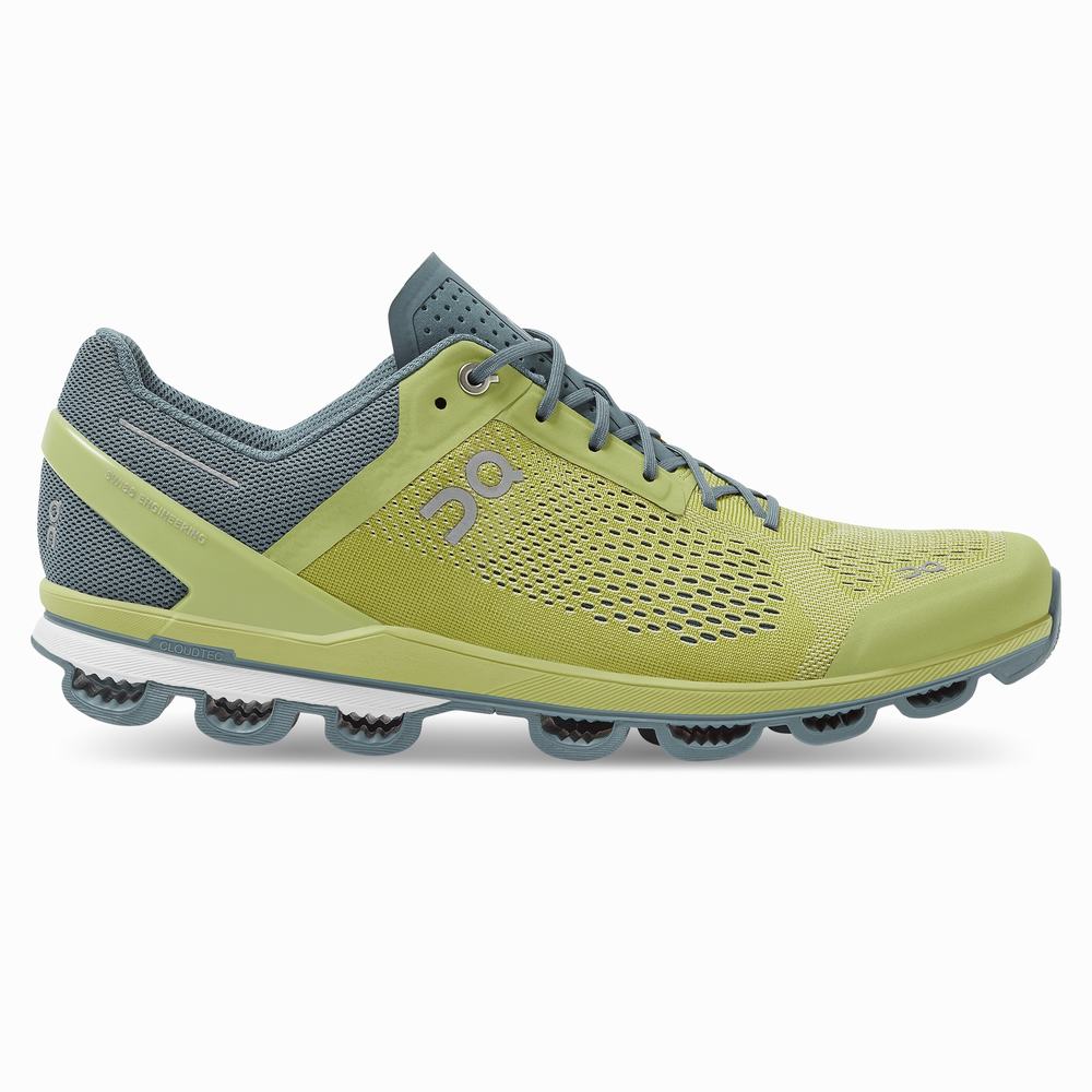 Tenis Deportivos On Cloudsurfer Hombre Verdes | 84BWHJUNS