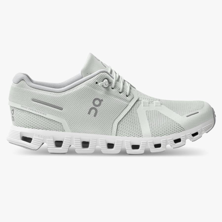 Tenis On Cloud 5 Mujer Blancos | 19EFUSGMJ