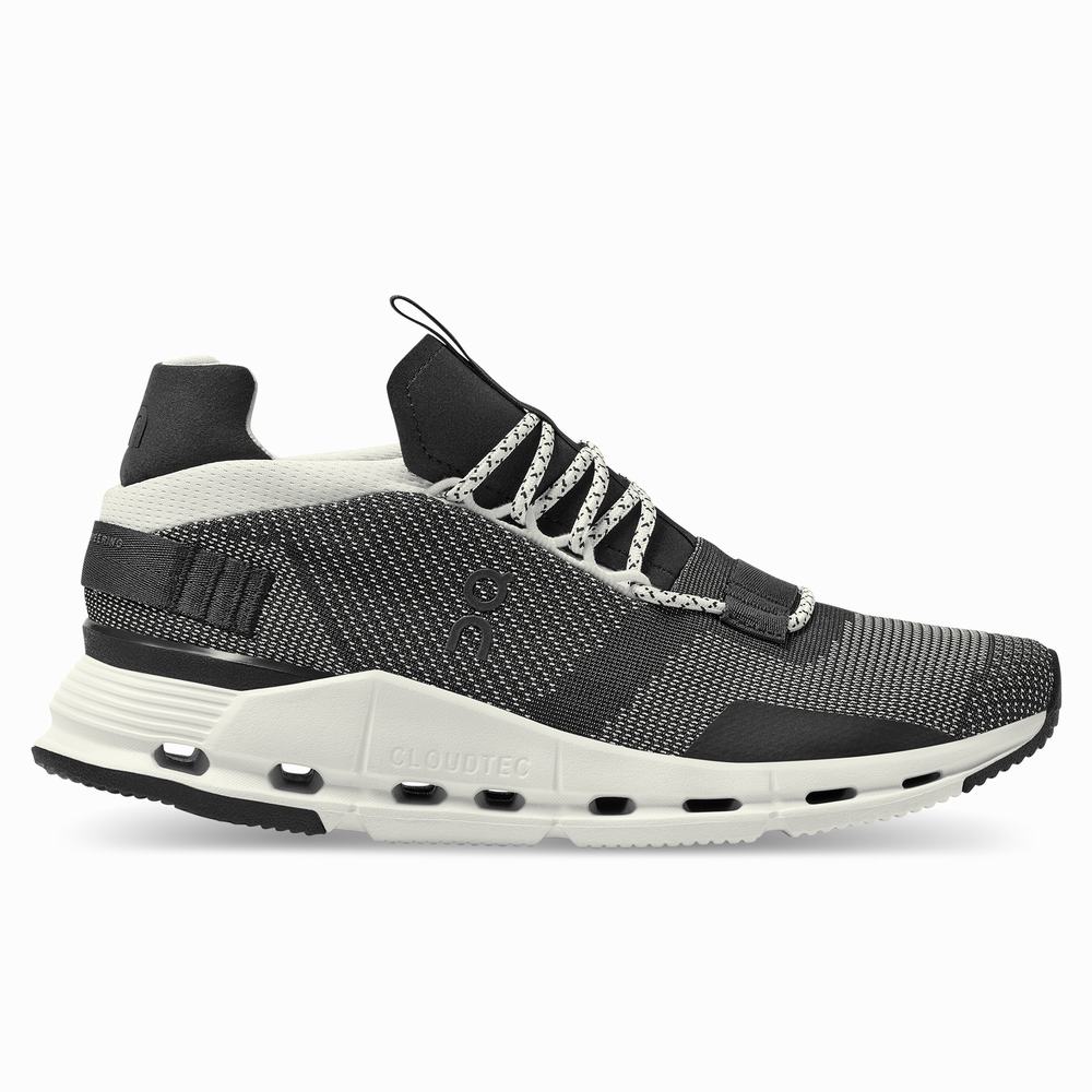 Tenis On Cloudnova Hombre Negros Blancos | 54GVPDYIK