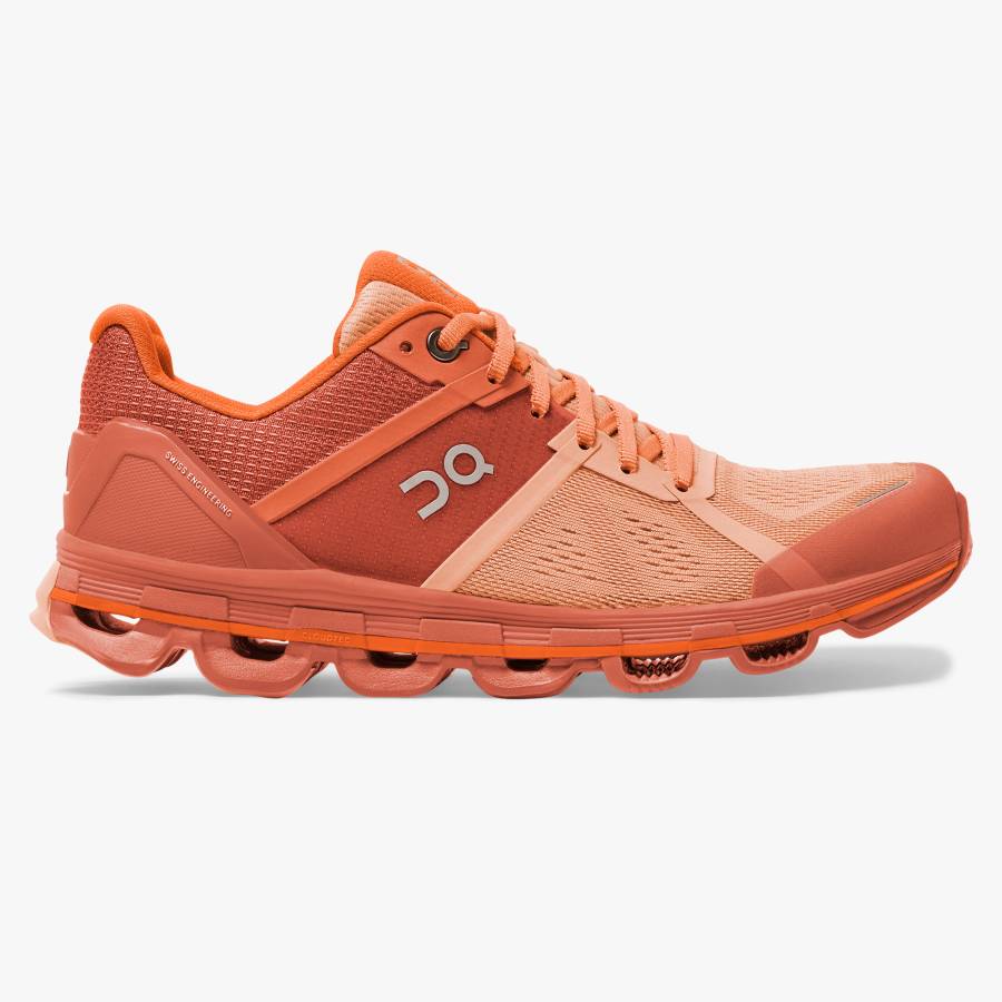 Tenis Para Correr En Carretera On Cloudace 1 Mujer Naranjas | 19BFWUDSR