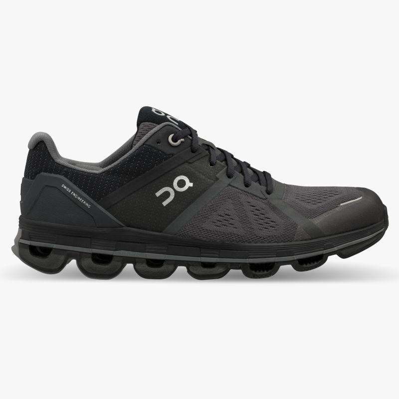 Tenis Para Correr En Carretera On Cloudace 1 Mujer Azules Negros | 37RXTGIJZ