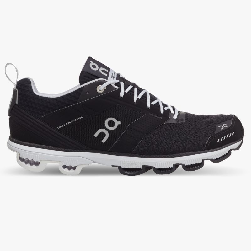 Tenis Para Correr En Carretera On Cloudcruiser Mujer Negros Blancos | 43TQRYEMO