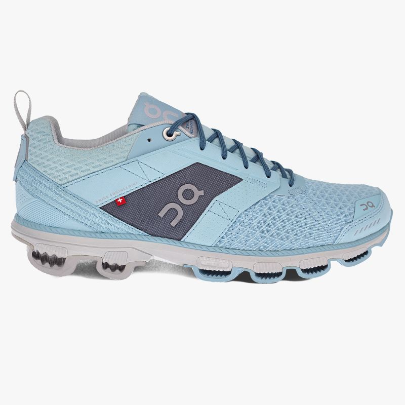 Tenis Para Correr En Carretera On Cloudcruiser Mujer Turquesa Claro | 96GNYOEDV