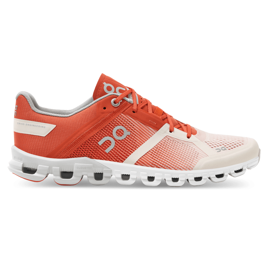 Tenis Para Correr En Carretera On Cloudflow 2 Mujer Naranjas Rosas | 39JADCWQP