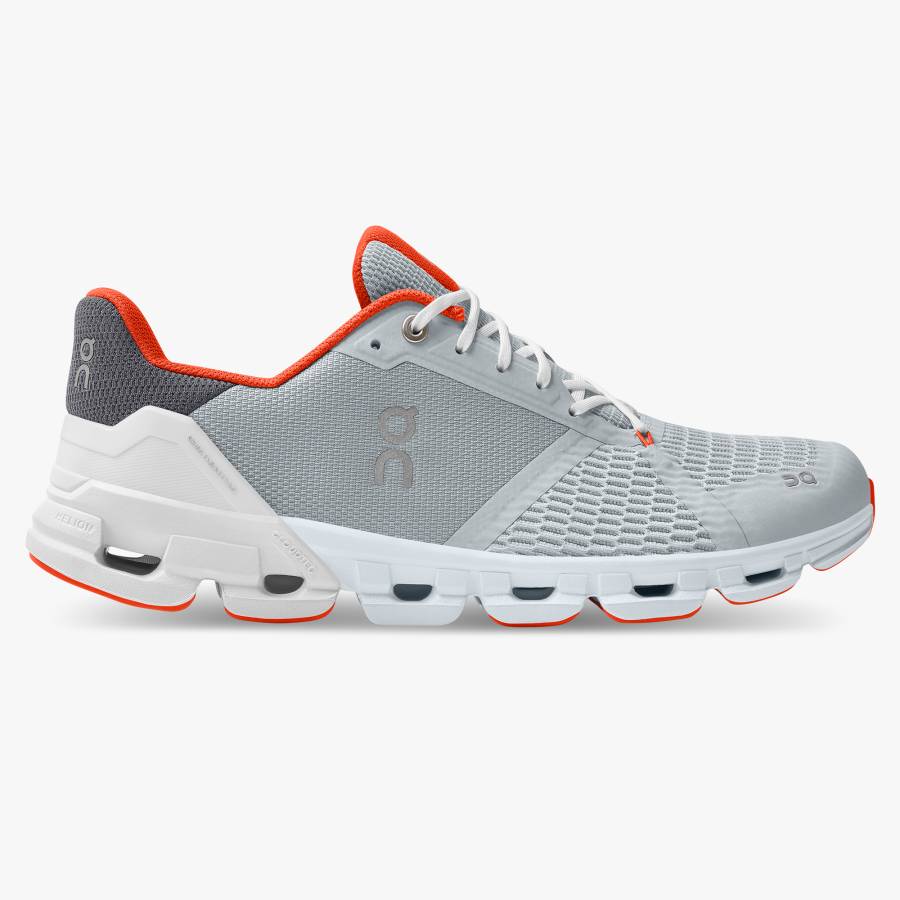 Tenis Para Correr En Carretera On Cloudflyer 3 Hombre Grises Claro | 41TGFCMRW