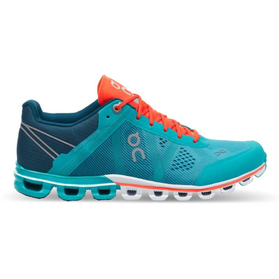 Tenis Para Correr En Carretera On Cloudflow 1 Mujer Turquesa | 52ZJFGHMV