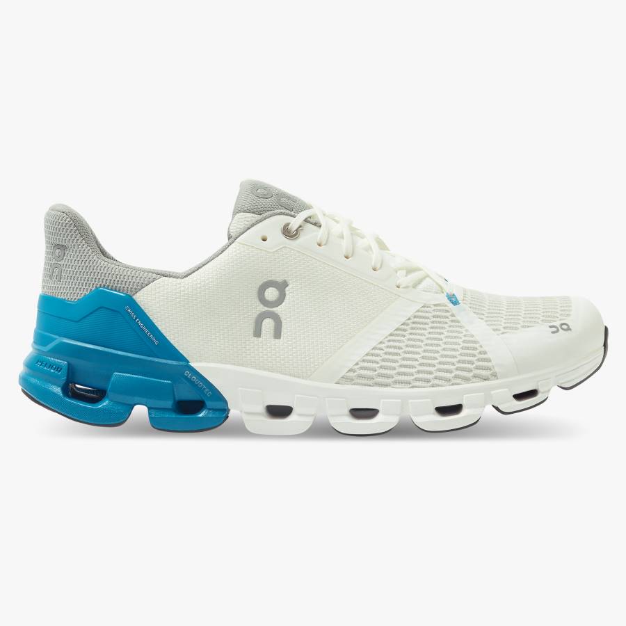 Tenis Para Correr En Carretera On Cloudflyer 3 Hombre Blancos Azules | 62XJKHFVD