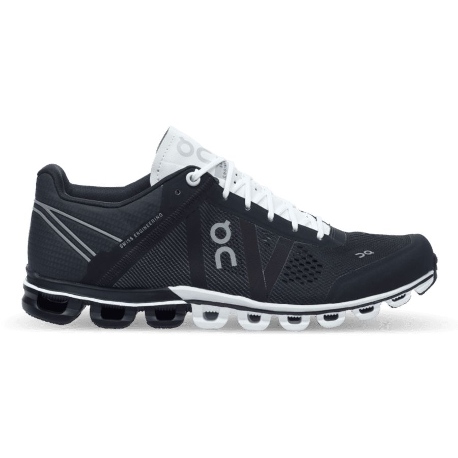 Tenis Para Correr En Carretera On Cloudflow 1 Mujer Negros Blancos | 80DHIMXJF