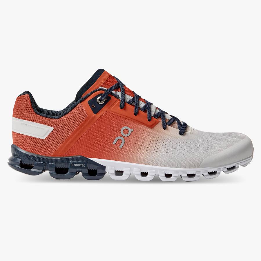 Tenis Para Correr En Carretera On Cloudflow 3 Hombre Naranjas Oscuro | 89NFURVXI