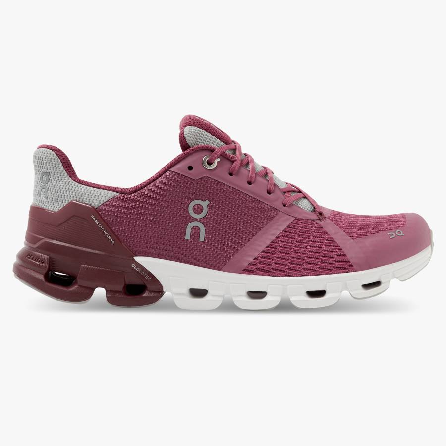 Tenis Para Correr En Carretera On Cloudflyer 3 Mujer Vino | 91KMWFUXH