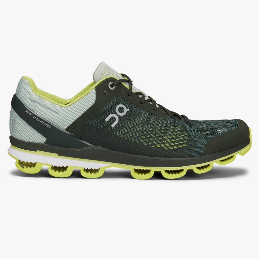 Tenis Para Correr En Carretera On Cloudsurfer 5 Hombre Verdes Oscuro | 19ZCWQLEI