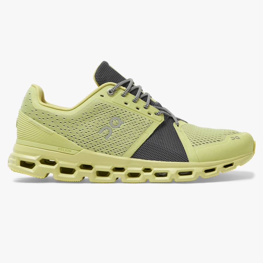 Tenis Para Correr En Carretera On Cloudstratus 1 Hombre Amarillos Oscuro Grises | 21KRZQDFJ