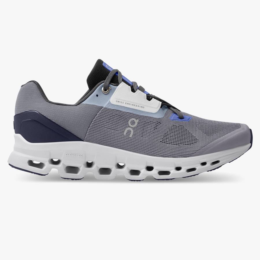 Tenis Para Correr En Carretera On Cloudstratus 2 Hombre Grises | 48KFVINES