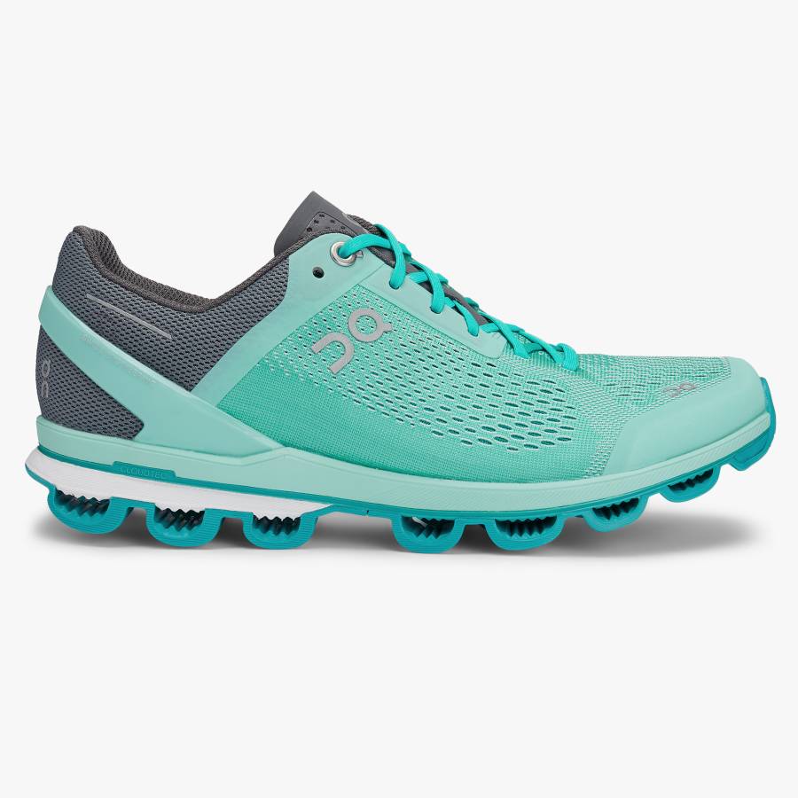 Tenis Para Correr En Carretera On Cloudsurfer 5 Mujer Turquesa | 53CBPYZTI