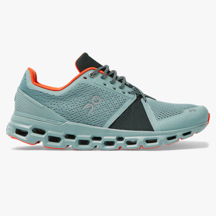 Tenis Para Correr En Carretera On Cloudstratus 1 Hombre Verdes Oscuro | 57LDYWEGM