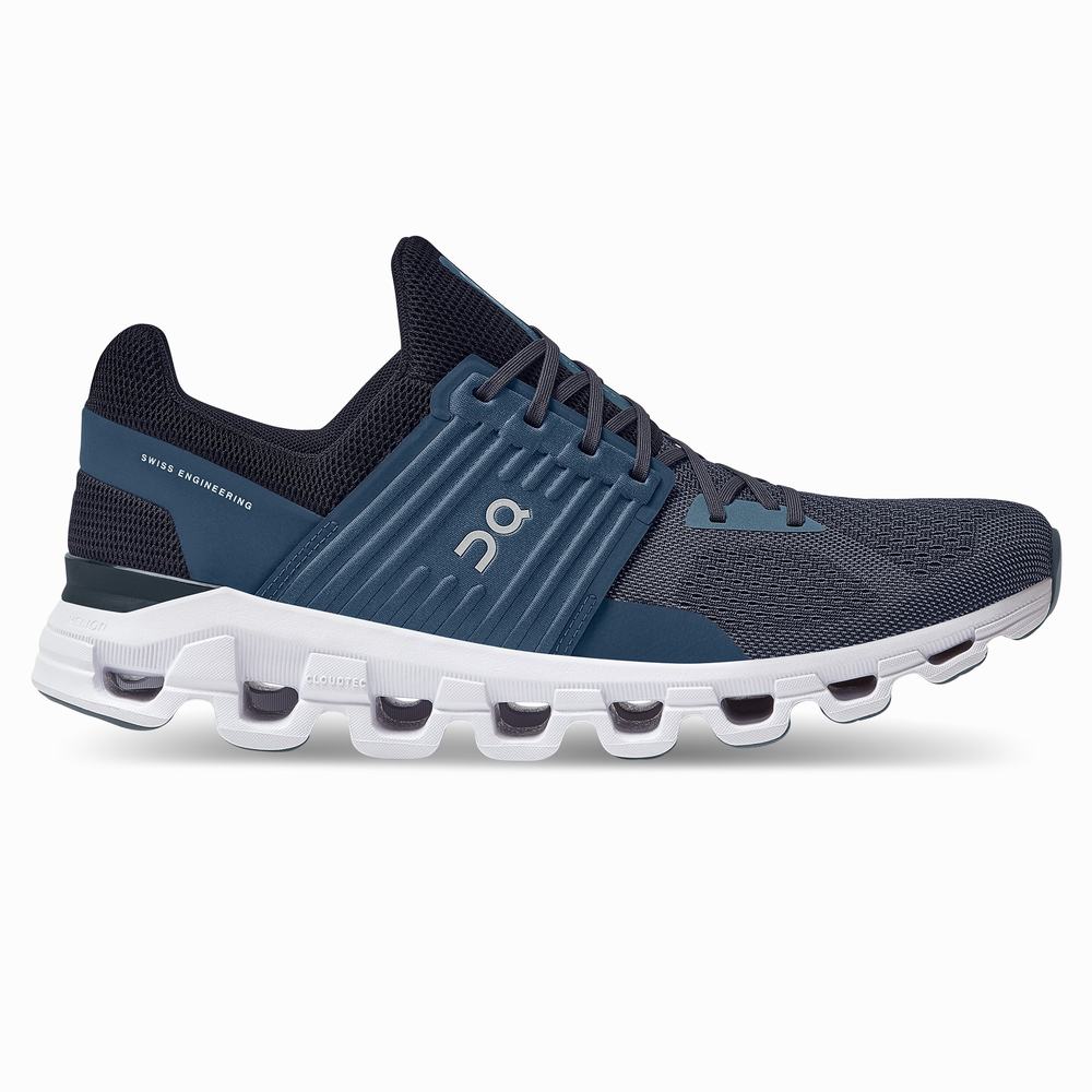 Tenis Para Correr En Carretera On Cloudswift Hombre Azules Oscuro | 95RODHXZU