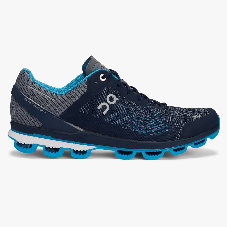 Tenis Para Correr En Carretera On Cloudsurfer 5 Hombre Azul Marino | 95ZMCVWRE