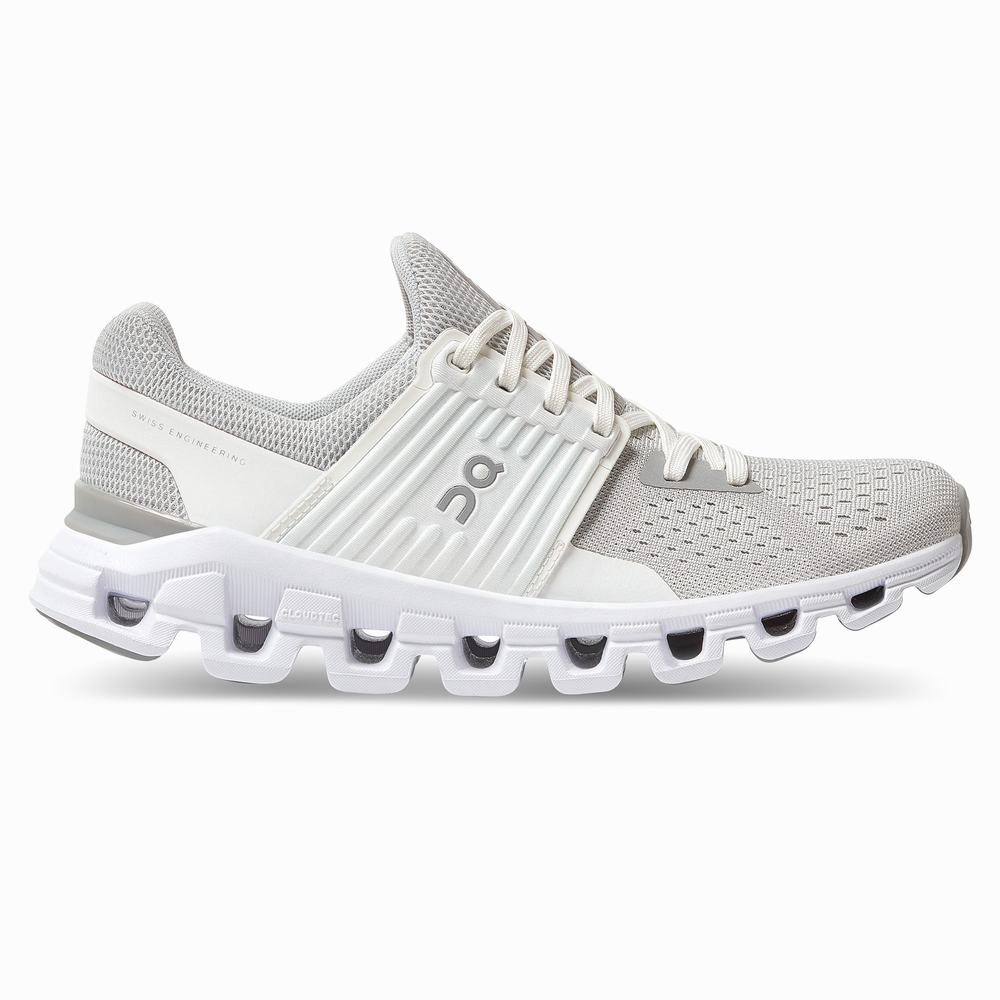 Tenis Para Correr En Carretera On Cloudswift Mujer Grises Blancos | 98ZAUGOXN