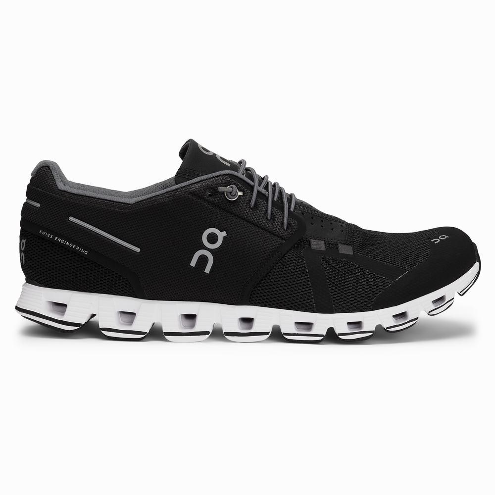 Tenis Para Correr On Cloud Hombre Negros Blancos | 41ICOYJFQ