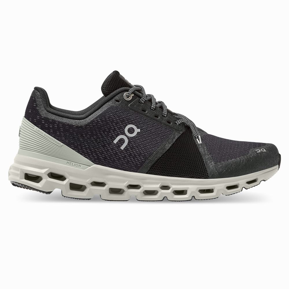 Tenis Para Correr On Cloudstratus Hombre Negros | 90NYXFHMU