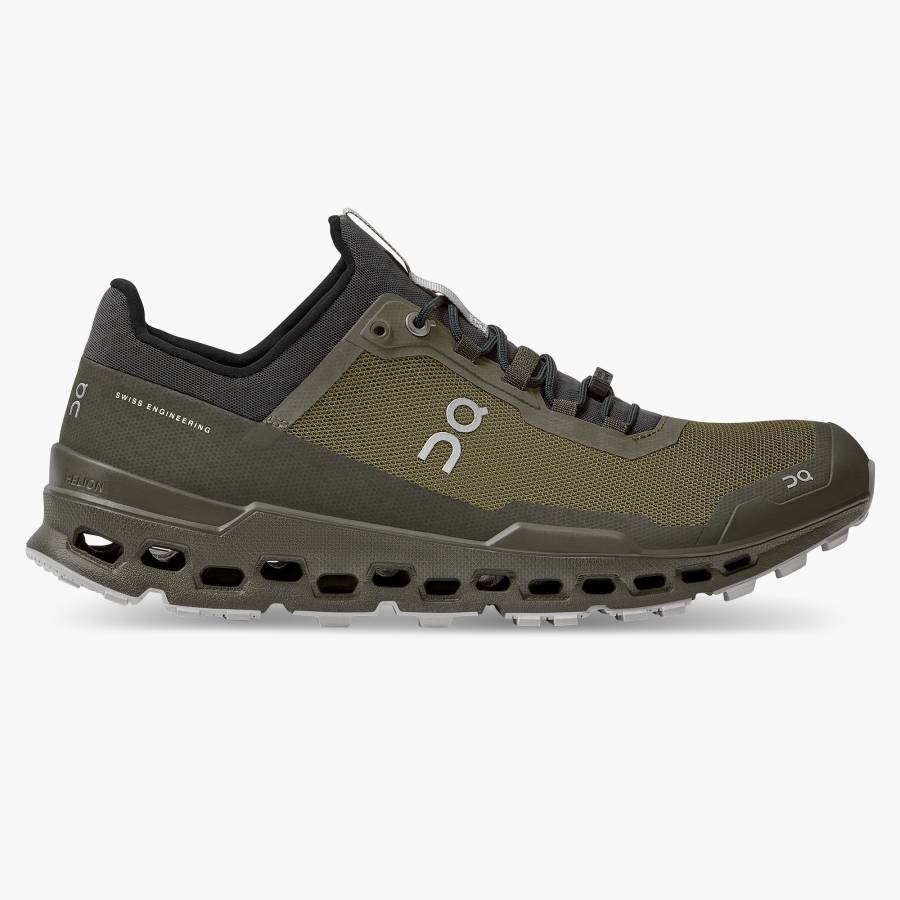 Tenis Para Trail Running On Cloudultra Hombre Verde Oliva | 97LFQRIYS